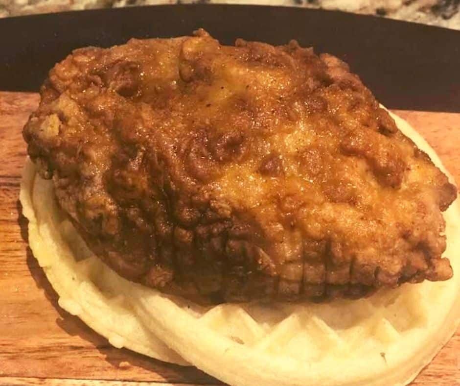 Air Fryer Chicken And Waffles Fork To Spoon