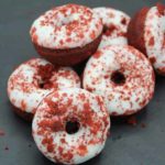 Air Fryer Red Velvet Donuts