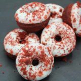 Air Fryer Red Velvet Donuts