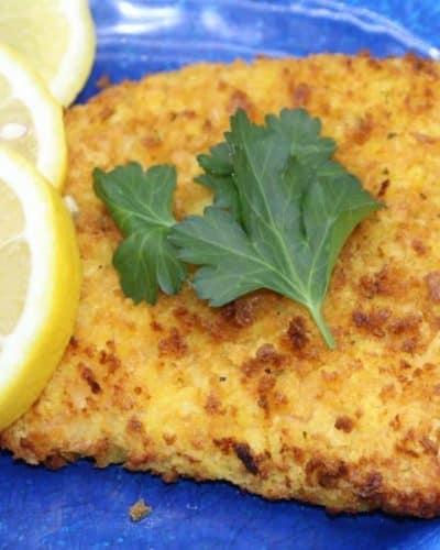 Air Fryer Honey Mustard Crusted Salmon