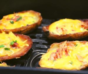 Air Fryer Loaded Potato Skins