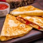 Instant Pot Buffalo Chicken Quesadillas