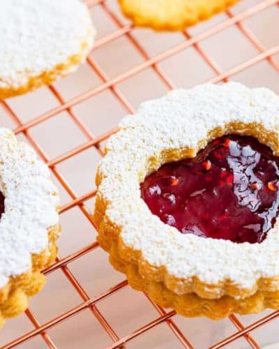 Air Fryer Linzer Cookies