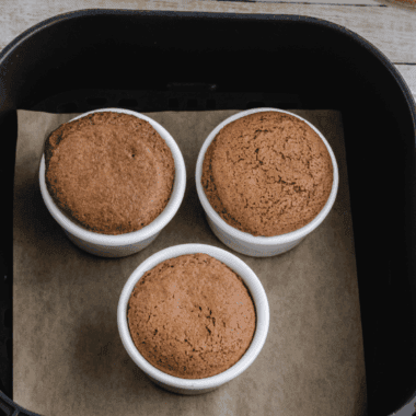 Air Fryer Apple Pie Mug Cake