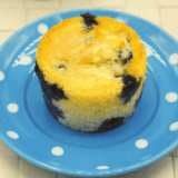 Air Fryer Blueberry Pancake Muffins