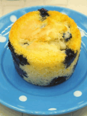 Air Fryer Blueberry Pancake Muffins
