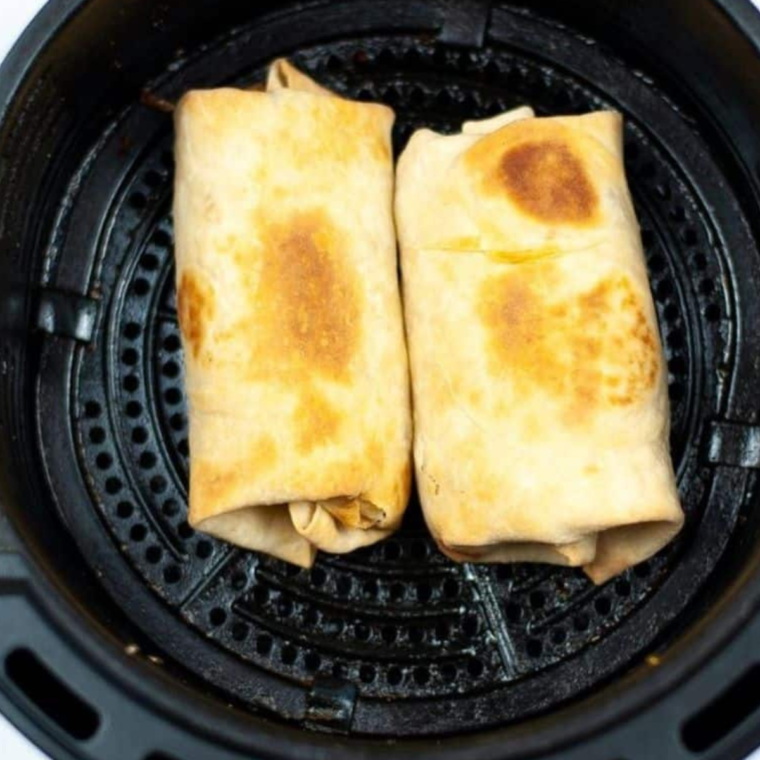 Air Fryer Breakfast Chimichangas