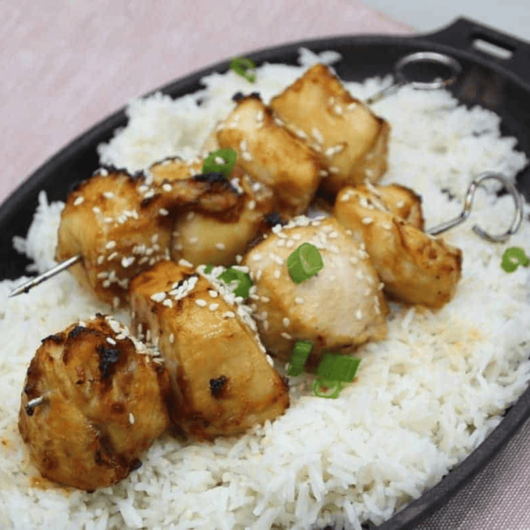 Air Fryer Chicken Yakitori