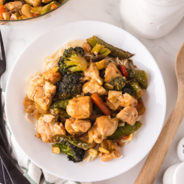 Air Fryer Teriyaki Chicken and Broccoli