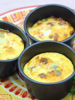 Air Fryer Chorizo Egg Muffins