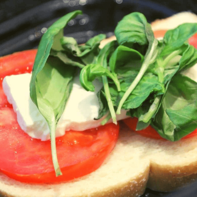 Air Fryer Tomato Grilled Cheese