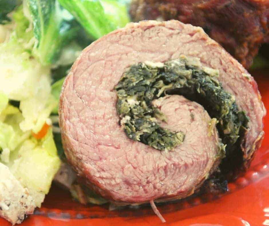 Air Fryer Flank Steak Pinwheels