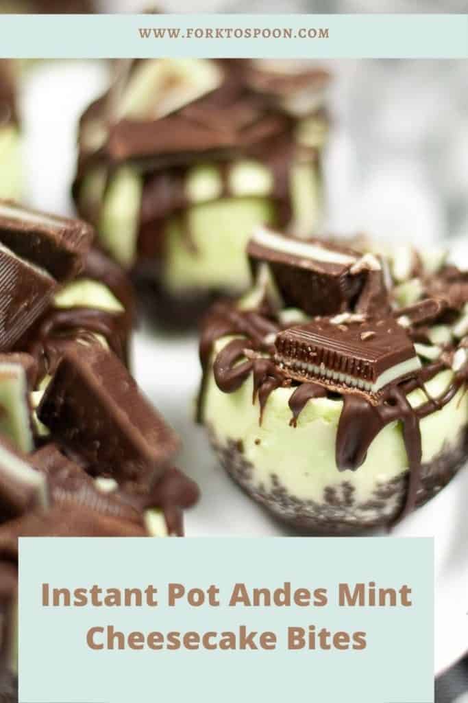 These cheesecake bites are the perfect easy dessert for any occasion! The chocolate and mint flavors are perfect for winter, or any time you're in the mood for something a little bit different. Plus, they're made in the Instant Pot so you know they'll be delicious every time. Time to get cooking!