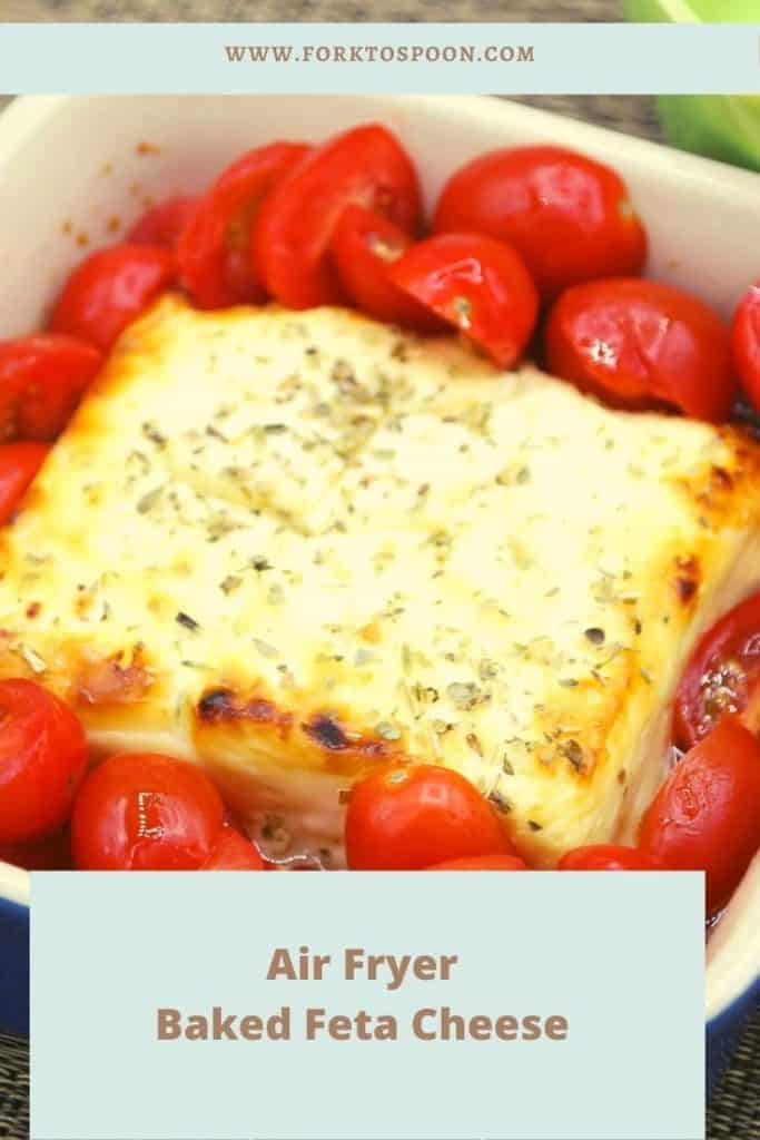 Air Fryer Baked Feta Cheese 