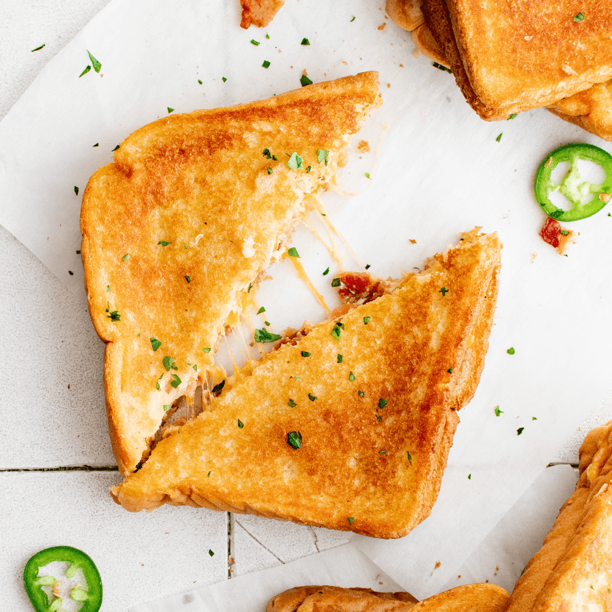 Air Fryer Grilled Cheese Sandwich