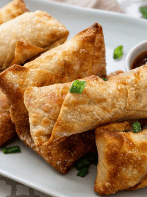 Air Fryer Pad Thai Chicken Egg Rolls