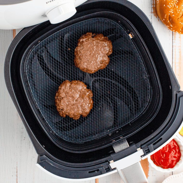 Air Fryer Quarter Pounder with Cheese