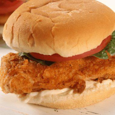 Air Fryer Wendy's Spicy Chicken Sandwich