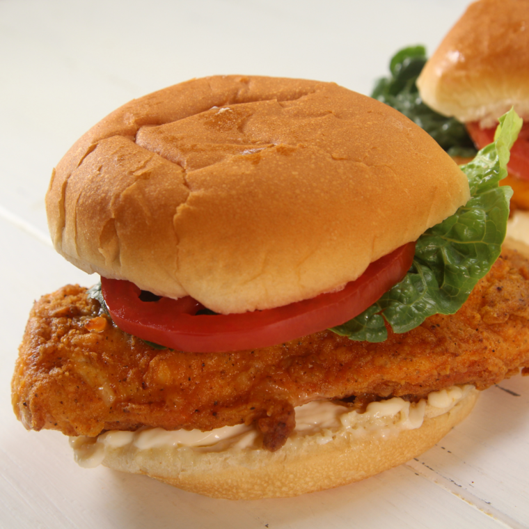 Air Fryer Wendy's Spicy Chicken Sandwich