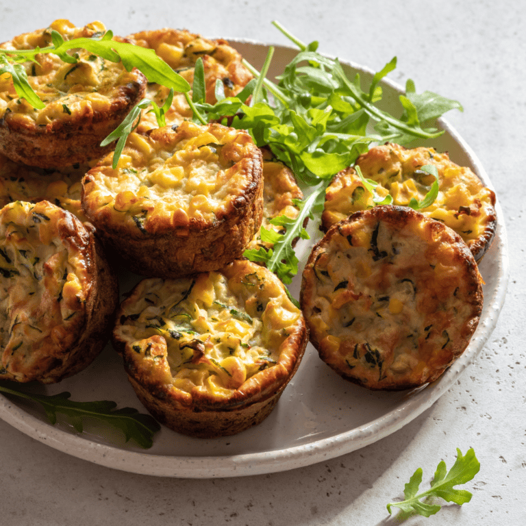 Air Fryer Zucchini Muffins - Fork To Spoon