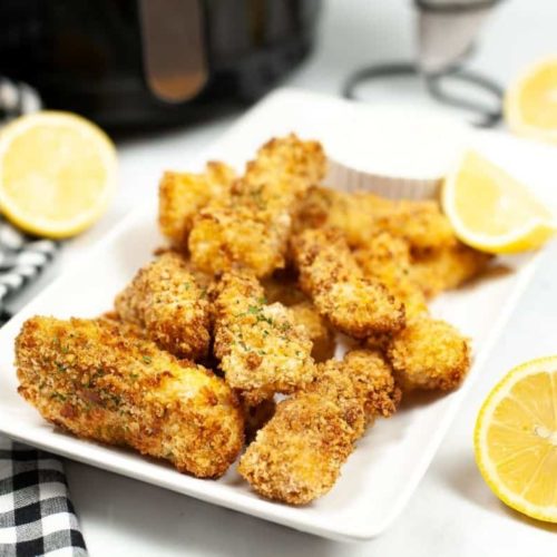 Air Fryer Homemade Fish Sticks Recipe Fork To Spoon