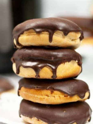 Copycat Dunkin Donuts Chocolate Glazed Donuts