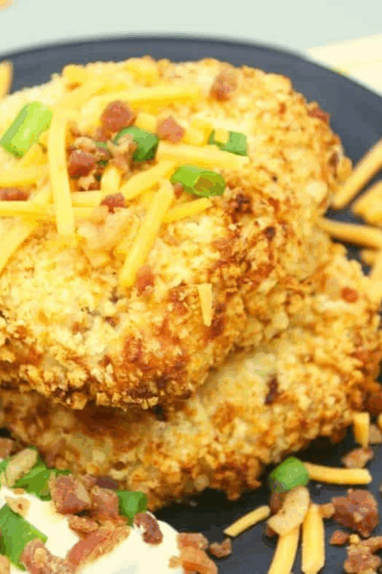 Golden-brown air fryer potato pancakes, crispy on the outside, soft and fluffy inside, served on a plate.