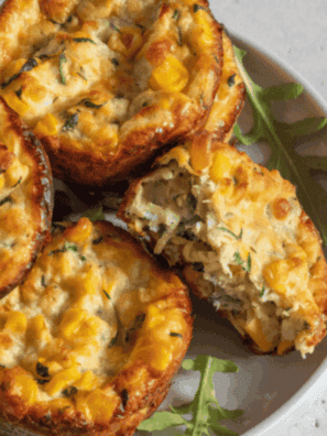 Easy Air Fryer Zucchini Muffins