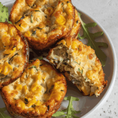 Easy Air Fryer Zucchini Muffins