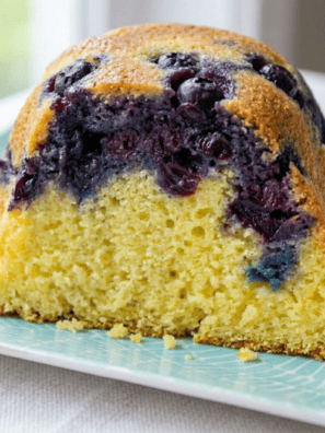 Easy First Watch Blueberry Lemon Cornbread