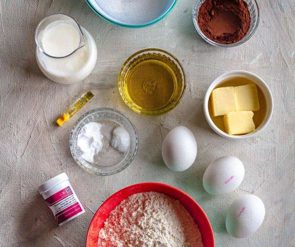 Ingredients Needed For Instant Pot Red Velvet Cake