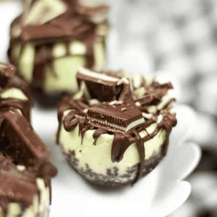 Instant Pot Andes Mint Cheesecake Bites (7)