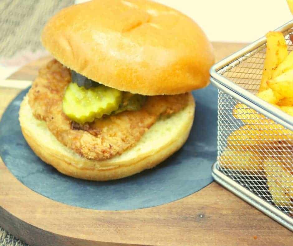 Easy Air Fryer Chicken Sandwich (Chick-fil-A Copycat)
