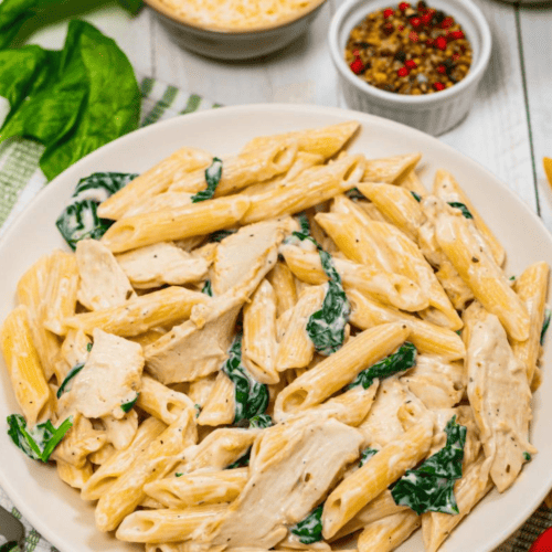 Ninja Foodi Chicken Alfredo - Fork To Spoon