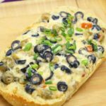 Air Fryer Olive Cheese Bread