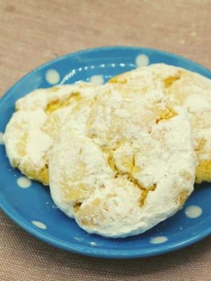 Air Fryer Lemon Cake Mix Cookies