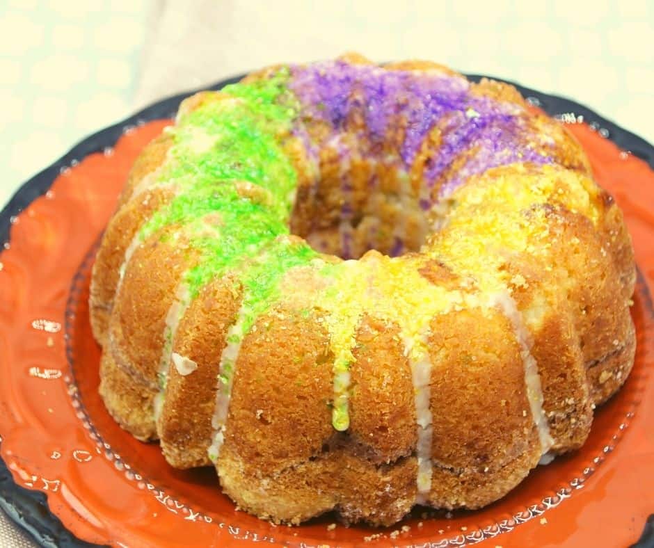 How To Make Air Fryer Mardi Gras Cake