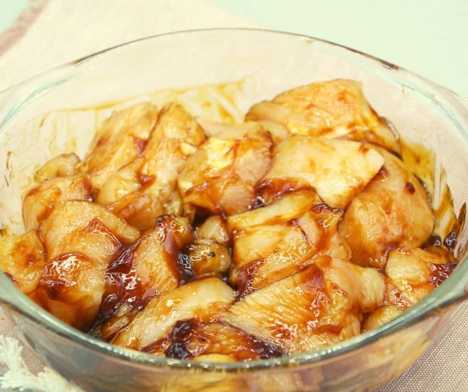 Air Fryer Chicken Yakitori Fork To Spoon