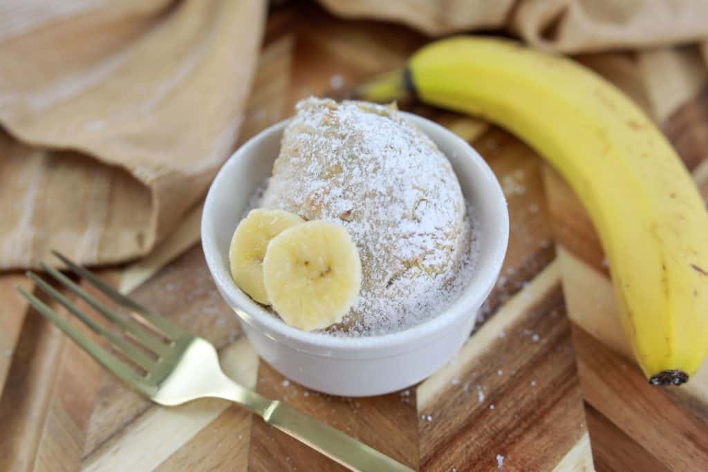 Air Fryer Banana Bread Mug Cake