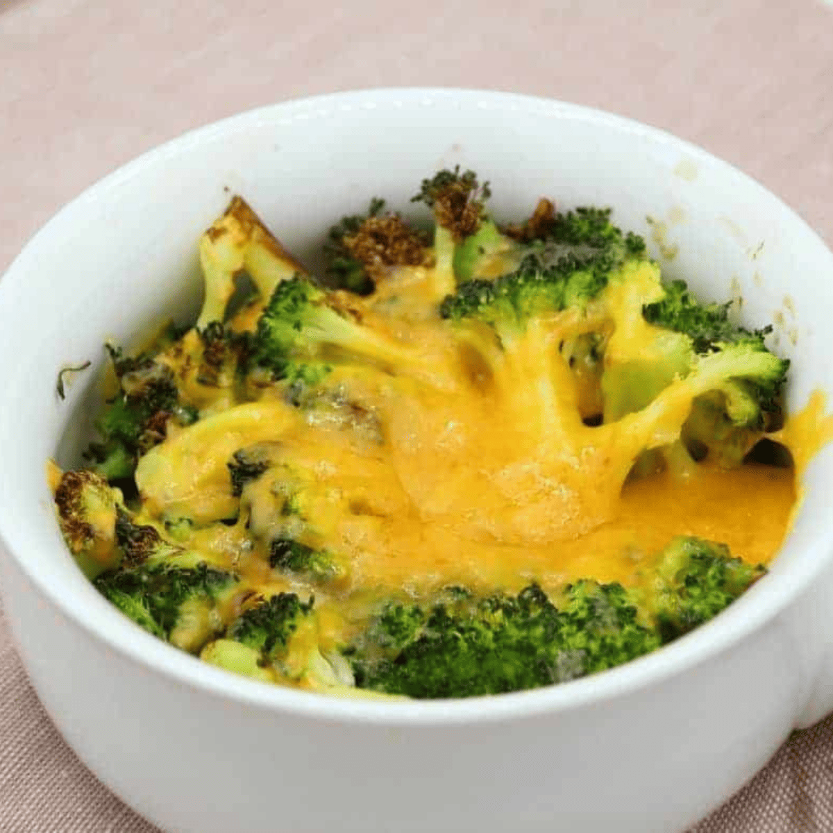 Air Fryer Broccoli and Cheese Casserole Fork To Spoon