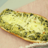 air fryer creamy spinach and cheese bread