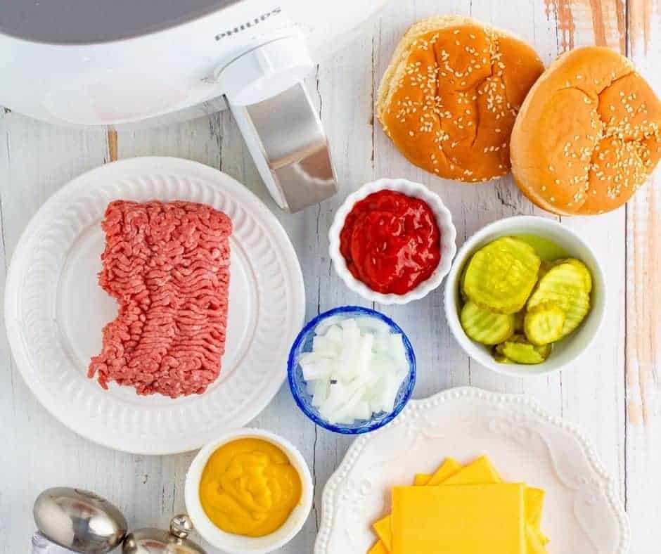 AIR FRYER QUARTER POUNDER WITH CHEESE