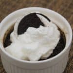 Air Fryer 2 Ingredient Oreo Mug Cake