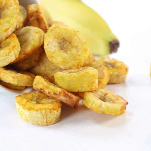 Banana Chips in the Air Fryer Fork To Spoon