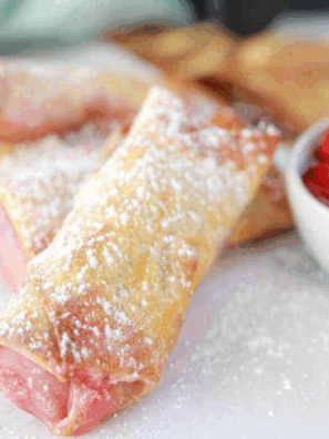Easy Air Fryer Cherry Cheesecake Egg Rolls