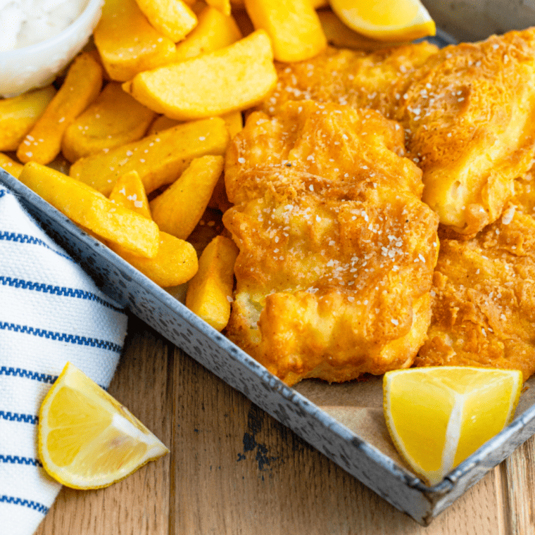 Air Fryer Fish and Chips  