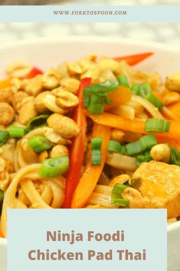 Ninja Foodi Chicken Pad Thai