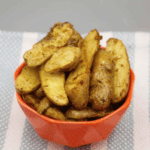 Air Fryer Garlic Roasted Fingerling Potatoes