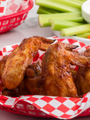 Air Fryer Honey BBQ Chicken Wings