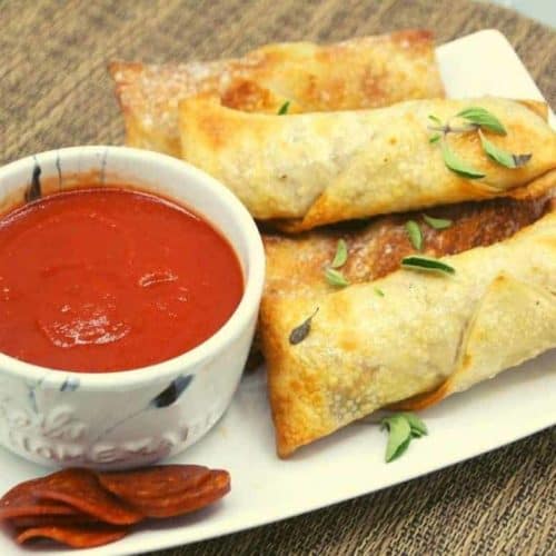 Air Fryer Pizza Egg Rolls Fork To Spoon